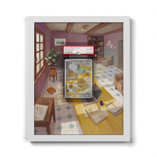 095 Espurr - Extended Artwork Framed Pokemon Card Display
