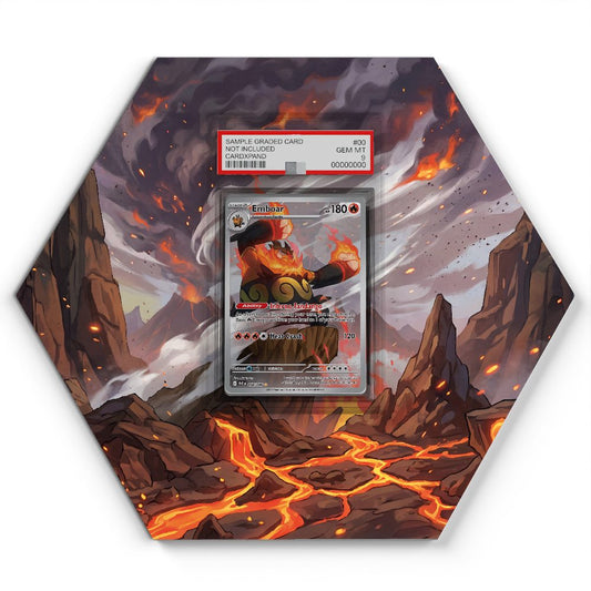 098/086 Emboar - Extended Artwork Pokemon Card Display
