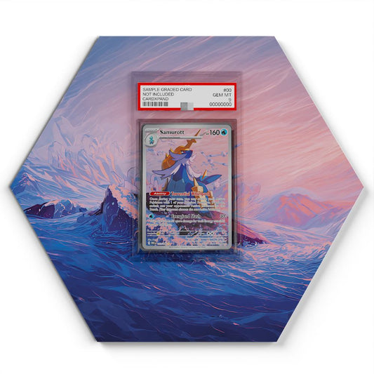 107/086 Samurott - Extended Artwork Pokemon Card Display