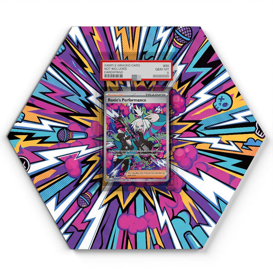121/086 Roxie's Performance - Extended Artwork Pokemon Card Display
