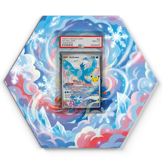 132/128 Articuno - Extended Artwork Pokemon Card Display