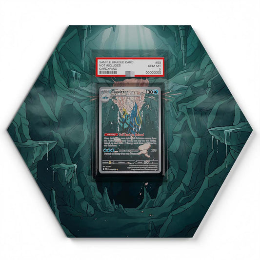 141/132 Clawitzer - Extended Artwork Pokemon Card Display