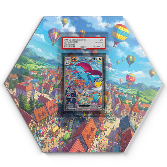 156/128 Salamence ex - Extended Artwork Pokemon Card Display
