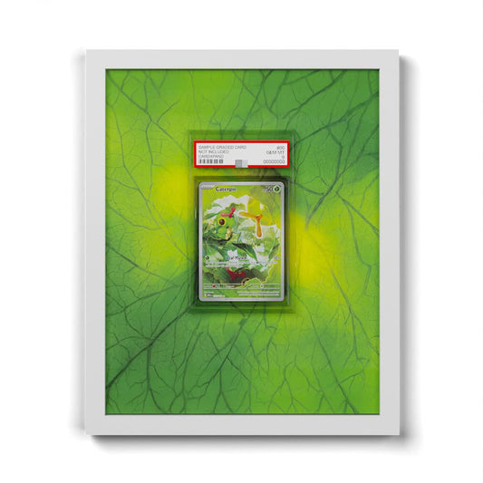 172 Caterpie - Extended Artwork Framed Pokemon Card Display