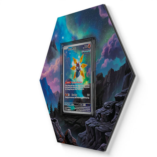 187/182 Iron Moth - Extended Artwork Pokemon Card Display