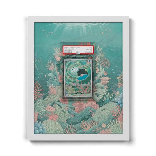 195 Clamperl - Extended Artwork Framed Pokemon Card Display