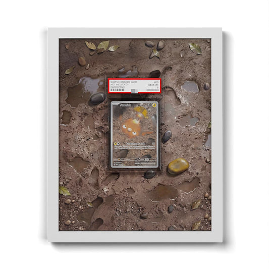 202 Stunfisk - Extended Artwork Framed Pokemon Card Display