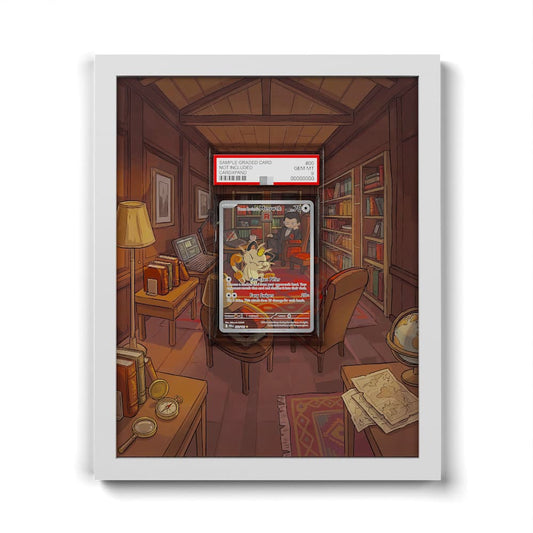 203 Team Rocket's Meowth - Extended Artwork Framed Pokemon Card Display