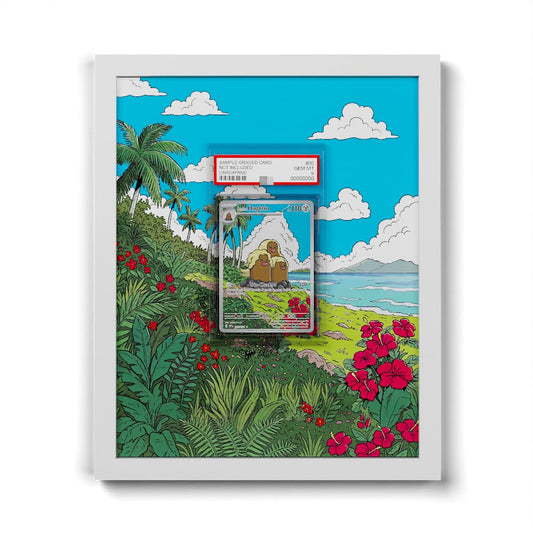 208 Alola Dugtrio - Extended Artwork Framed Pokemon Card Display