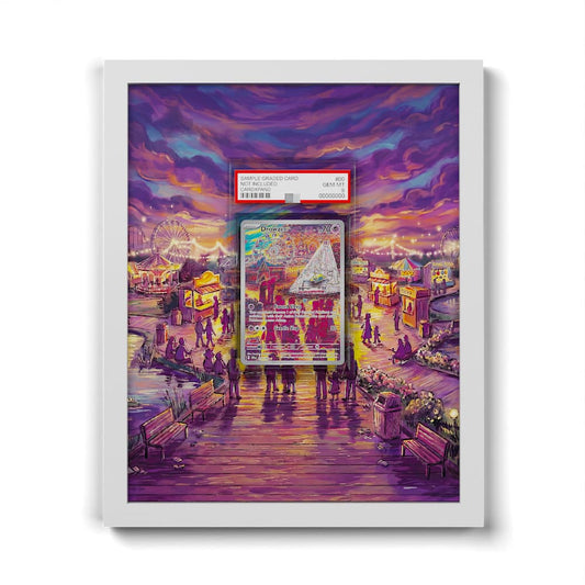 210/198 Drowzee - Extended Artwork Framed Pokemon Card Display