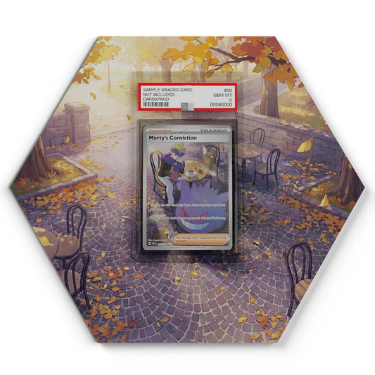 211/162 Morty's Conviction - Extended Artwork Pokemon Card Display