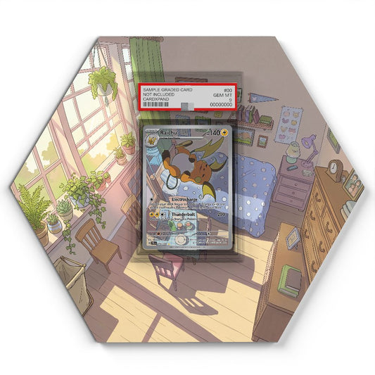 211/193 Raichu - Extended Artwork Pokemon Card Display