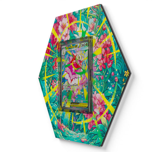 272/217 Mega Meganium EX - Extended Artwork Pokemon Card Display