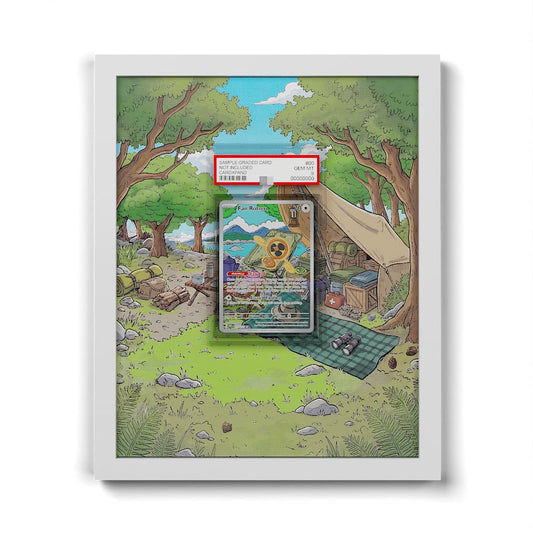 250 Fan Rotom - Extended Artwork Framed Pokemon Card Display