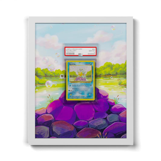 63/102 Squirtle - Extended Artwork Framed Pokemon Card Display