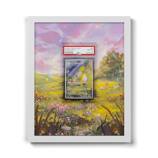 088/083 Ampharos - Extended Artwork Framed Pokemon Card Display
