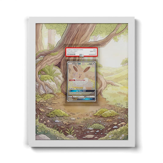 SM233 Eevee GX - Extended Artwork Framed Pokemon Card Display