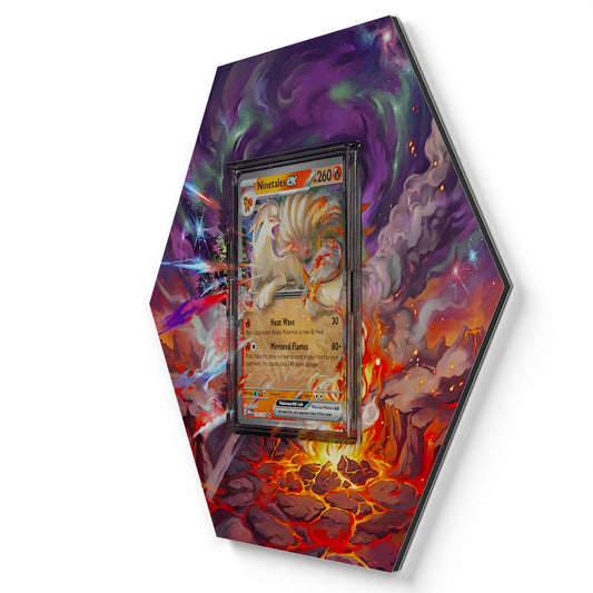 038/165 Ninetales EX - Extended Artwork Pokemon Card Display