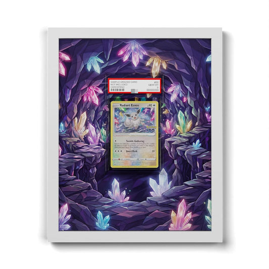 SWSH230 Radiant Eevee - Extended Artwork Framed Pokemon Card Display