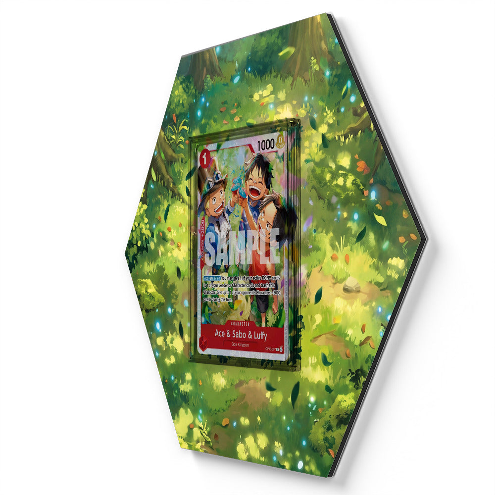 OP13-007 SR Ace & Sabo & Luffy - Extended Artwork One Piece Card Display
