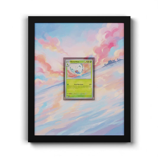 003/159 Butterfree - Extended Artwork Framed Pokemon Card Display