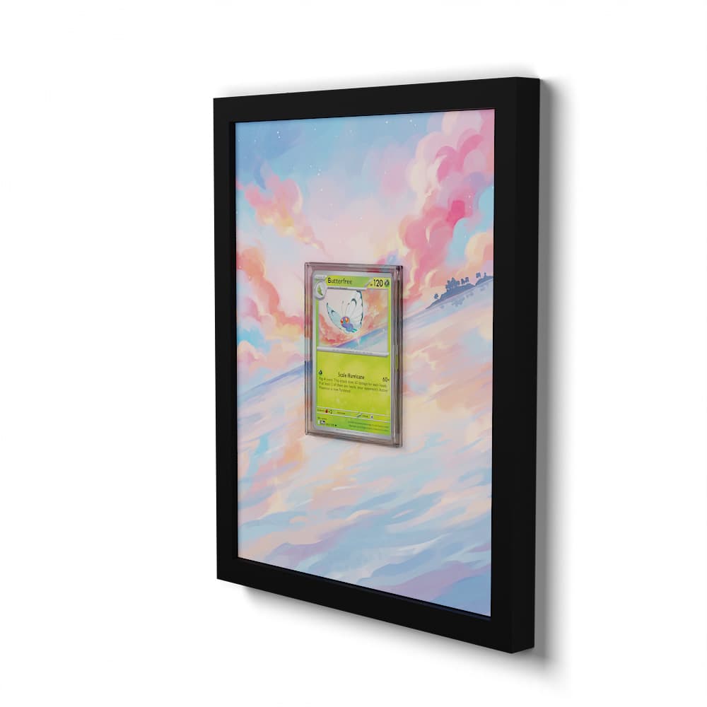 003/159 Butterfree - Extended Artwork Framed Pokemon Card Display