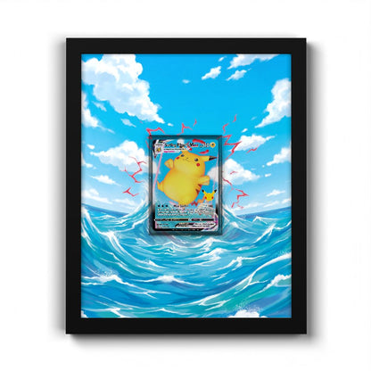 009/025 Surfing Pikachu VMAX - Extended Artwork Pokemon Card Frame