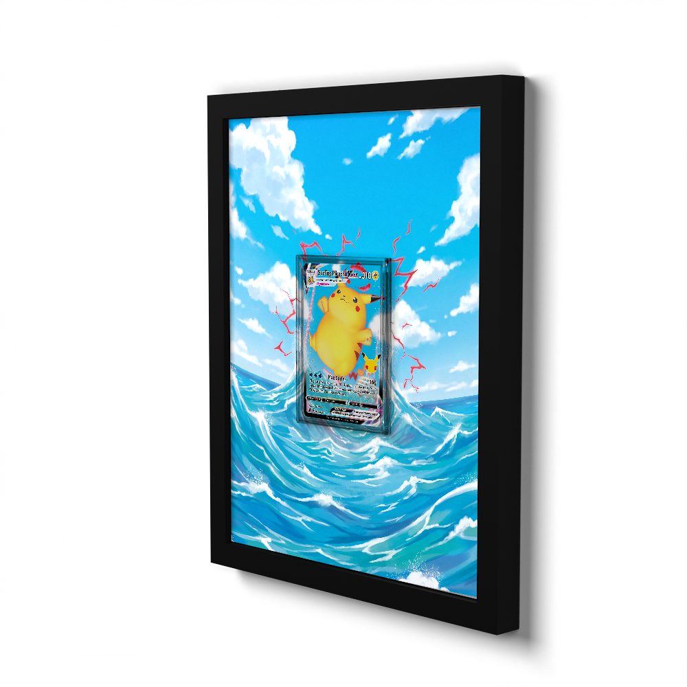 009/025 Surfing Pikachu VMAX - Extended Artwork Pokemon Card Frame