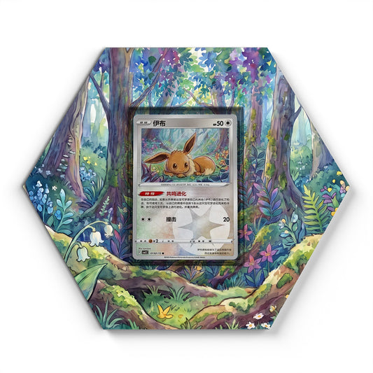 0102/15 Eevee - Extended Artwork Pokemon Card Display