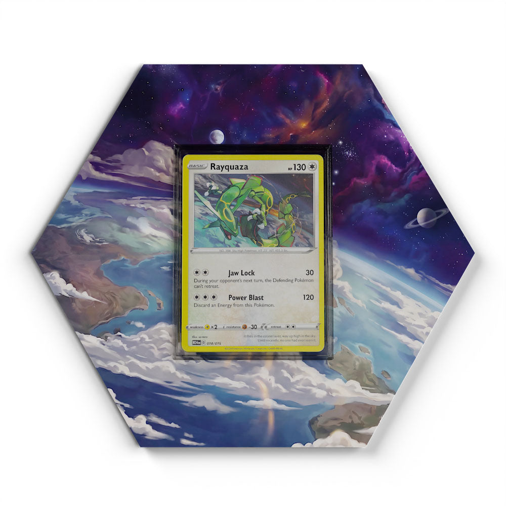 014/015 Rayquaza - Extended Artwork Pokemon Card Display