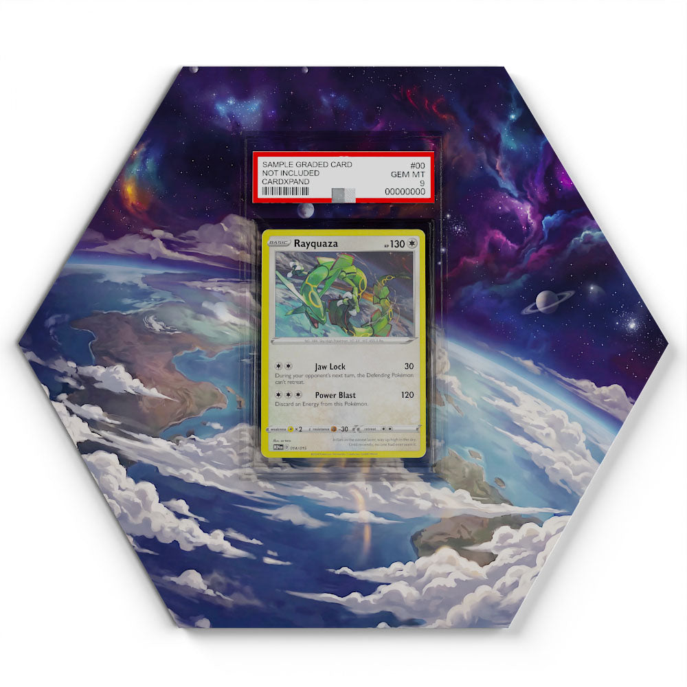 014/015 Rayquaza - Extended Artwork Pokemon Card Display