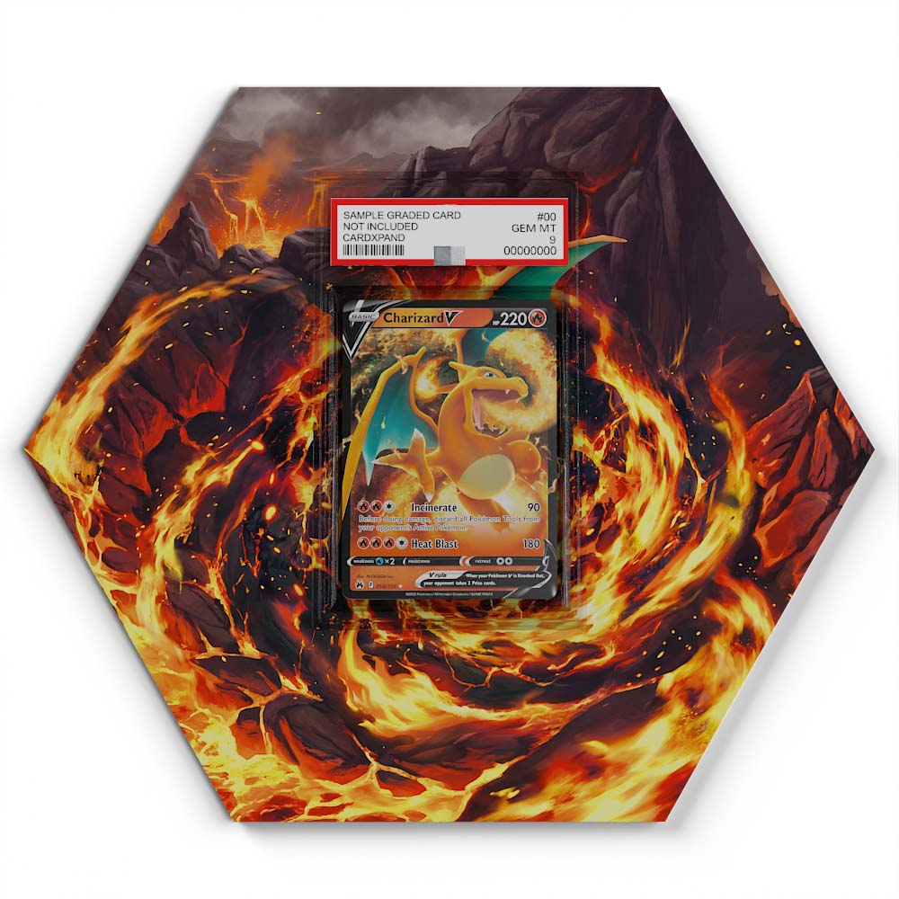 018/159 Charizard V - Extended Artwork Pokemon Card Display