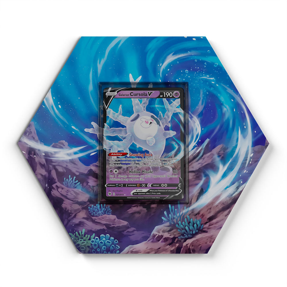 021/073 Cursola V - Extended Artwork Pokemon Card Display