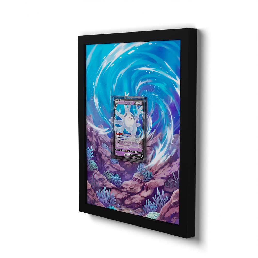 021/073 Cursola V - Extended Artwork Framed Pokemon Card Display