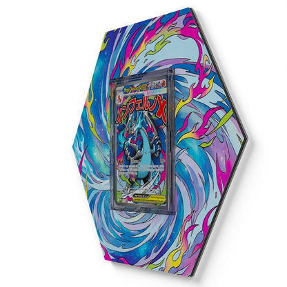 023 Mega Charizard X EX - Extended Artwork Pokemon Card Display