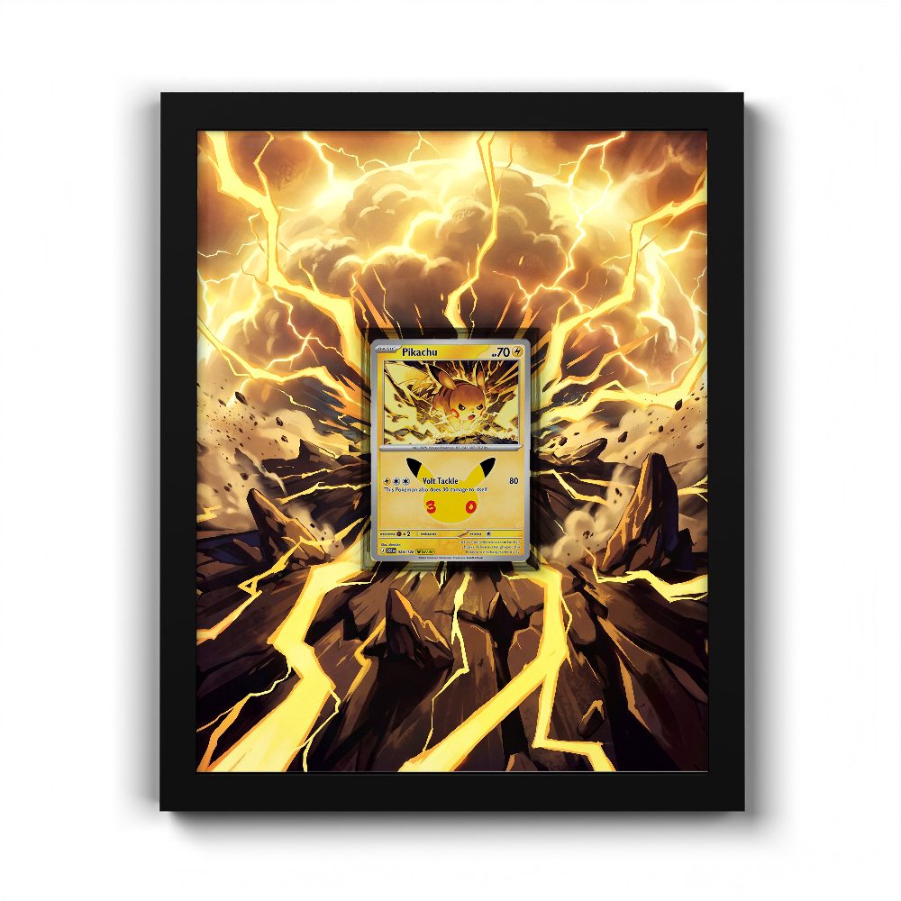 024/128 Pikachu - Extended Artwork Pokemon Card Frame