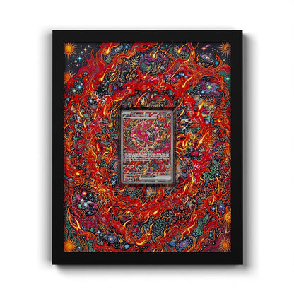 024 Oricorio EX - Extended Artwork Framed Pokemon Card Display