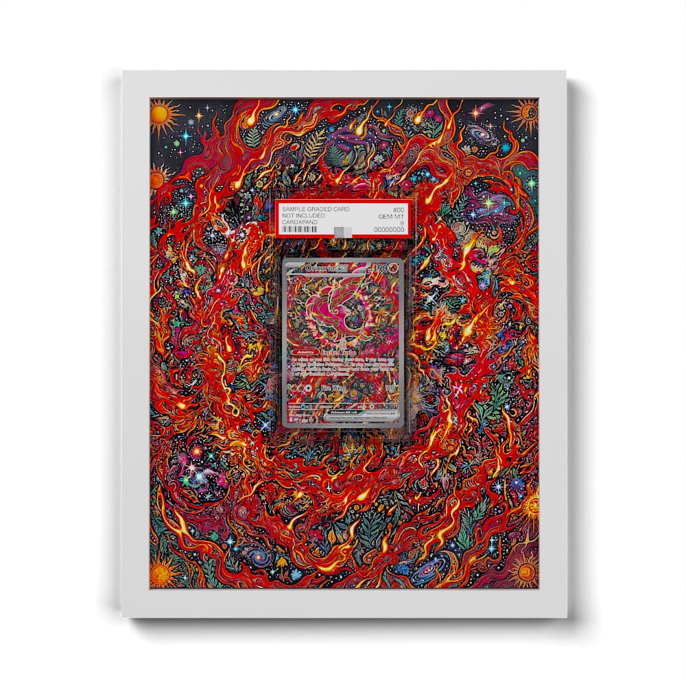024 Oricorio EX - Extended Artwork Framed Pokemon Card Display
