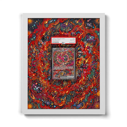 024 Oricorio EX - Extended Artwork Framed Pokemon Card Display