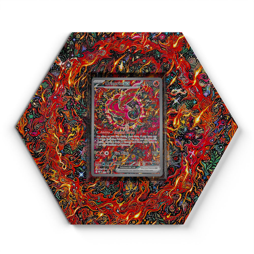 024 Oricorio EX - Extended Artwork Pokemon Card Display
