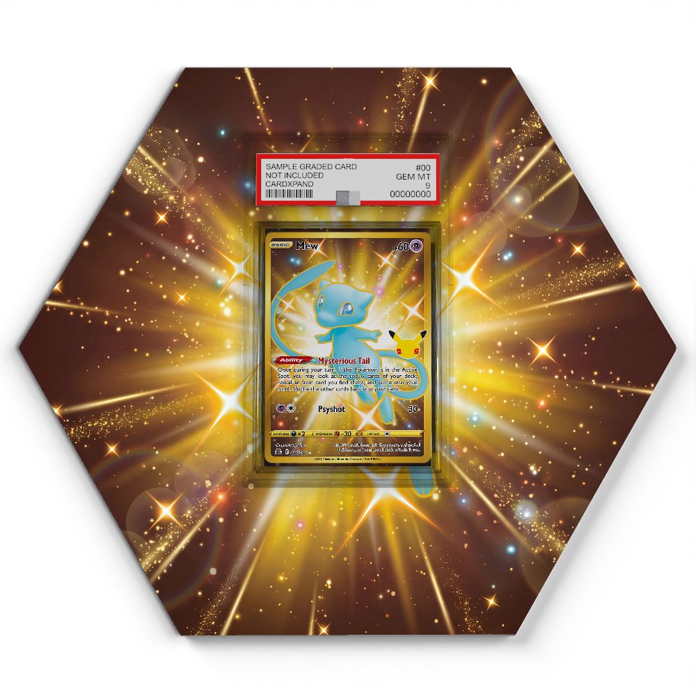 025/025 Mew - Extended Artwork Pokemon Card Display