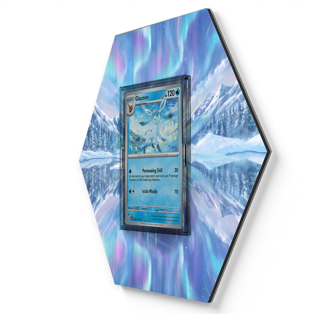 025/131 Glaceon - Extended Artwork Pokemon Card Display