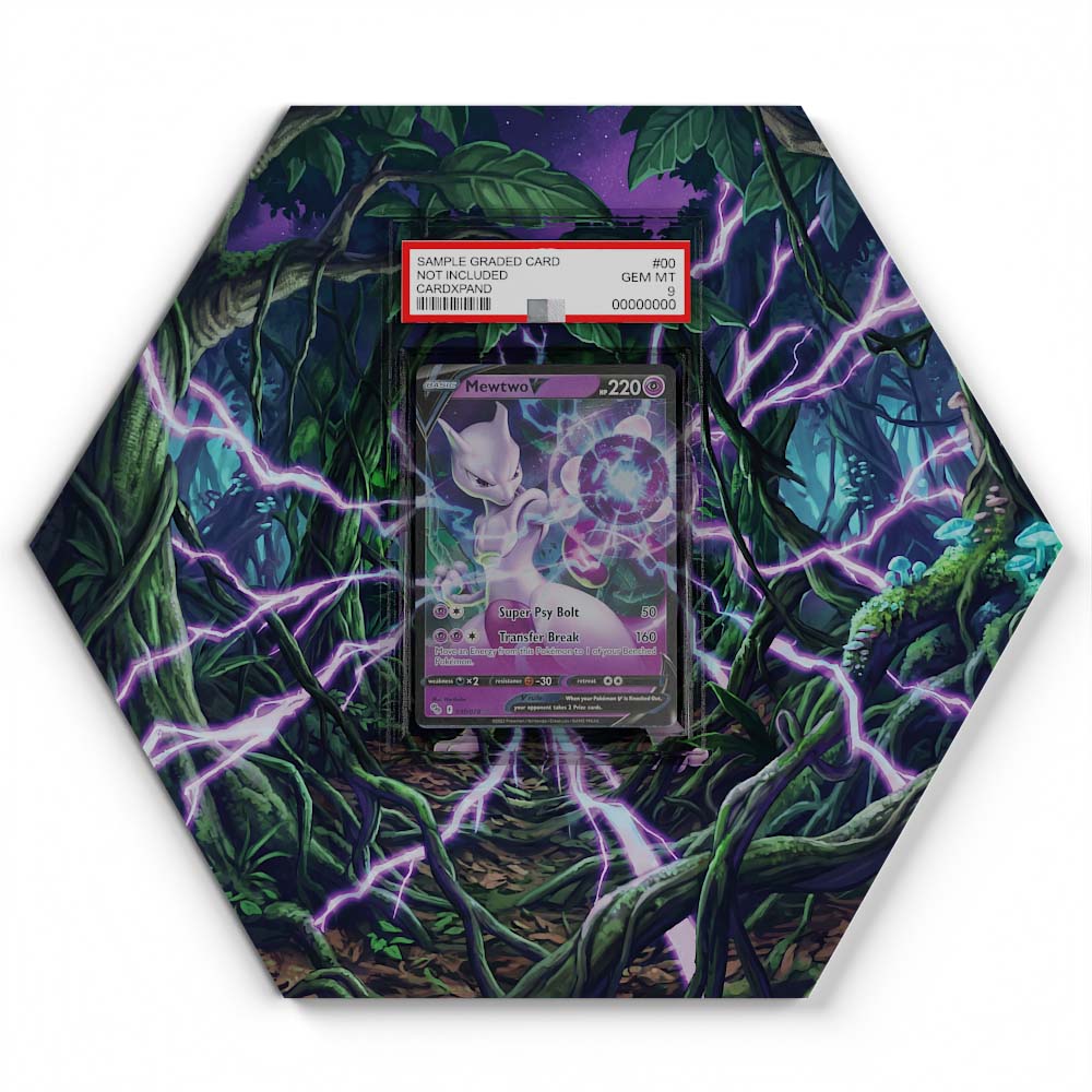 030/078 Mewtwo V - Extended Artwork Pokemon Card Display