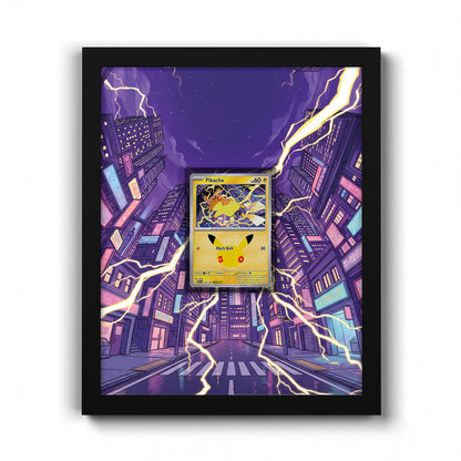 030/128 Pikachu - Extended Artwork Pokemon Card Frame