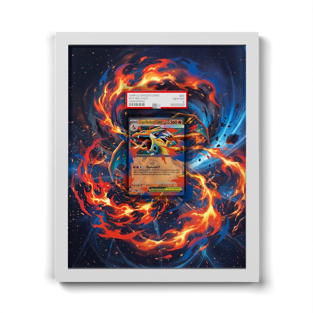 030 Mega Charizard Y EX - Extended Artwork Pokemon Card Frame