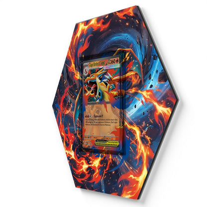 030 Mega Charizard Y EX - Extended Artwork Pokemon Card Display