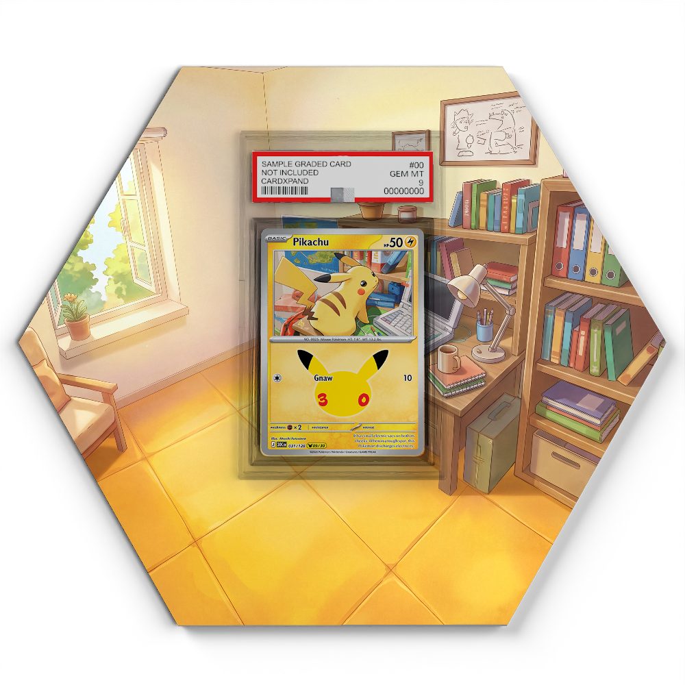 031/128 Pikachu - Extended Artwork Pokemon Card Display