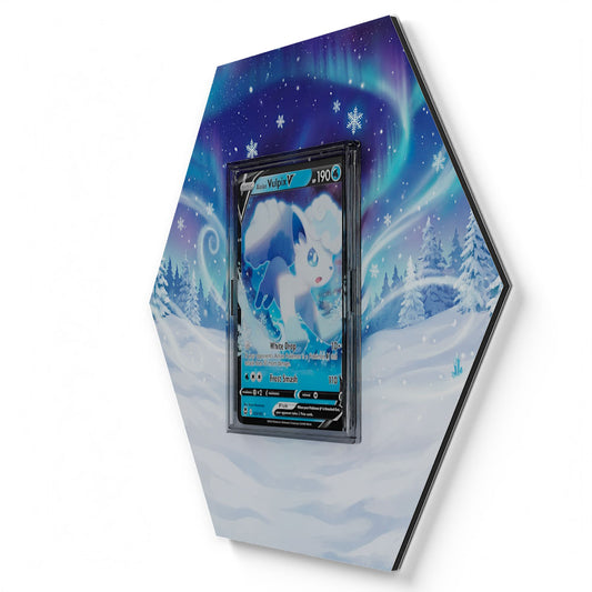 033/195 Alolan Vulpix V - Extended Artwork Pokemon Card Display