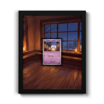 036/084 Litwick - Extended Artwork Pokemon Card Frame