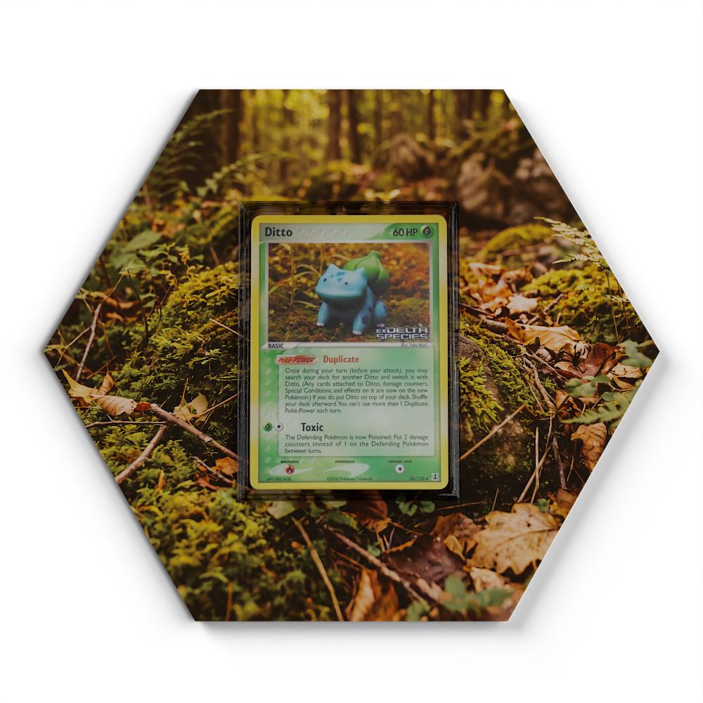 36/113 Ditto (Bulbasaur) - Extended Artwork Pokemon Card Display